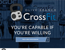 Tablet Screenshot of olivebranchcrossfit.com